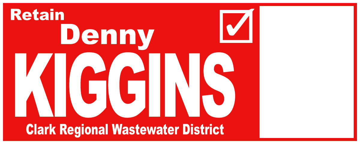 Retain Denny Kiggins for Clark Regional Wastewater District